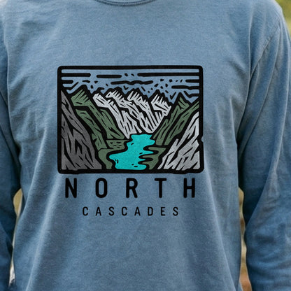 North Cascades National Park Cotton Long Sleeve