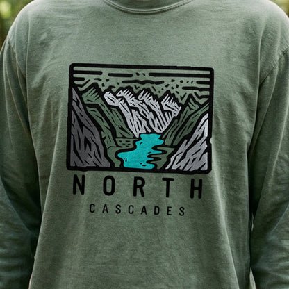 North Cascades National Park Cotton Long Sleeve