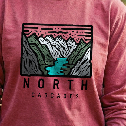 North Cascades National Park Cotton Long Sleeve