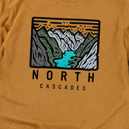 North Cascades National Park Cotton Long Sleeve