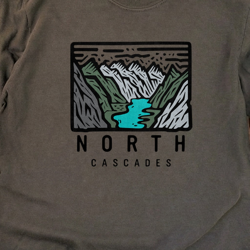 North Cascades National Park Cotton Long Sleeve