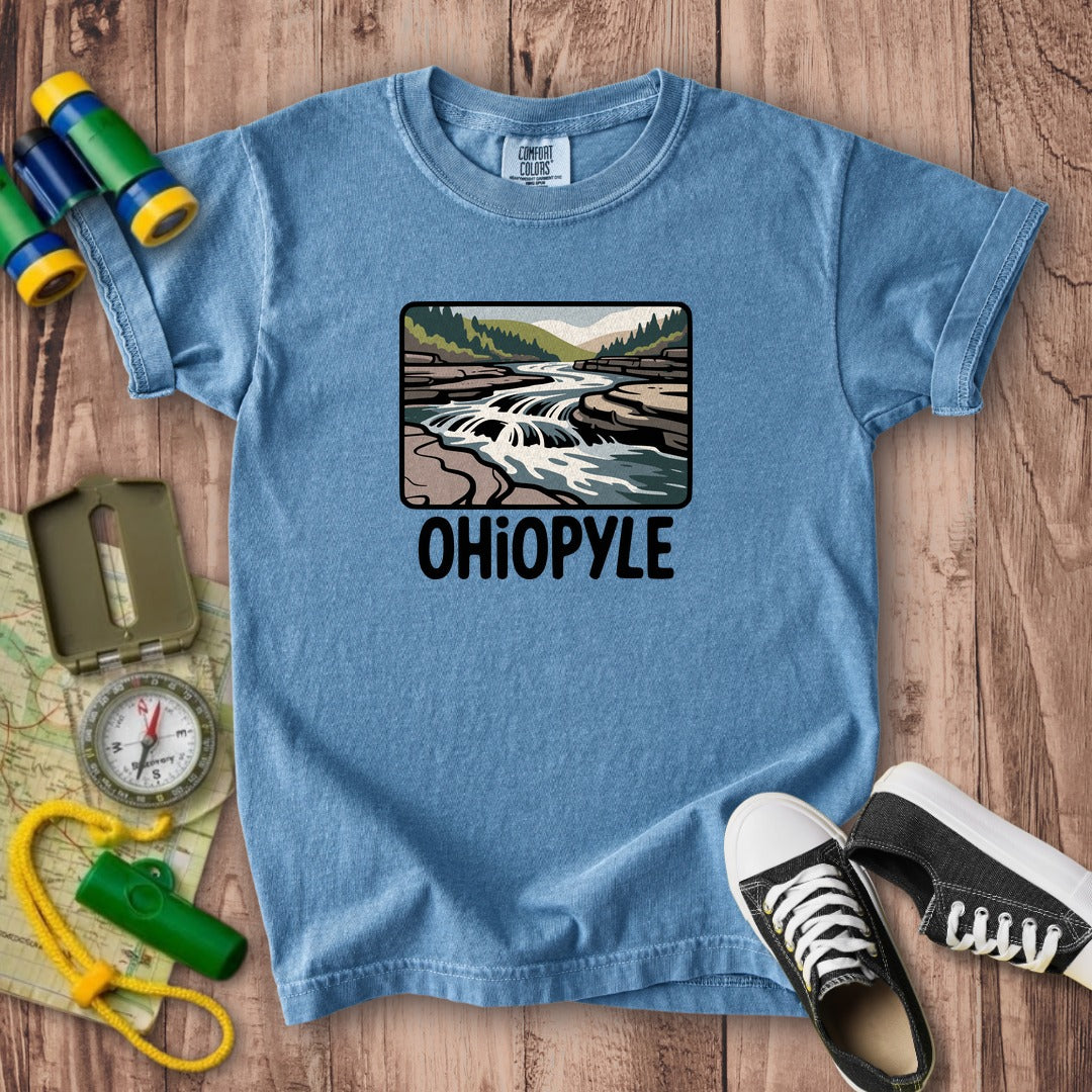 Ohiopyle State Park Kids Cotton T-Shirt