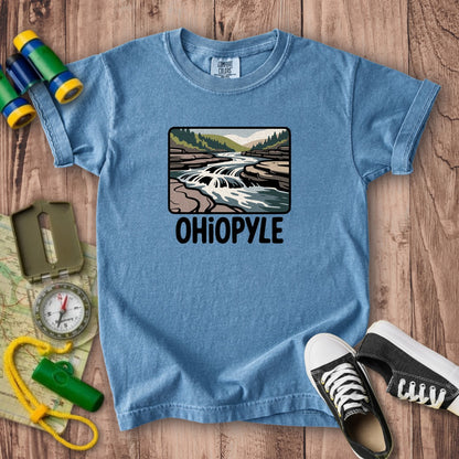 Ohiopyle State Park Kids Cotton T-Shirt