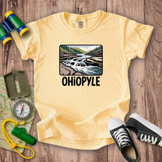 Ohiopyle State Park Kids Cotton T-Shirt