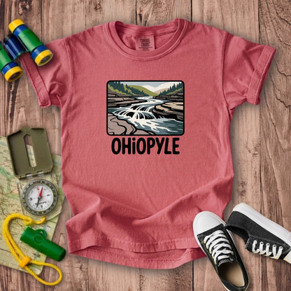Ohiopyle State Park Kids Cotton T-Shirt