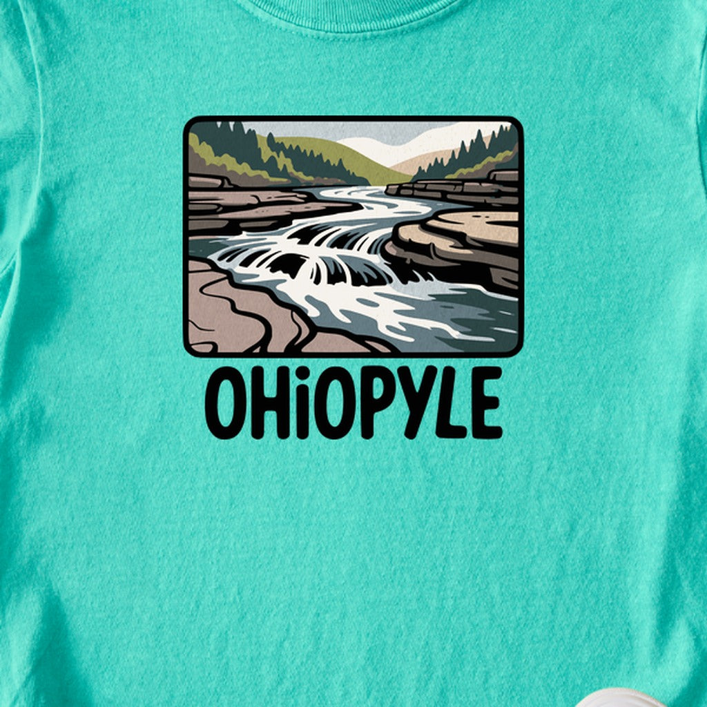 Ohiopyle State Park Kids Cotton T-Shirt