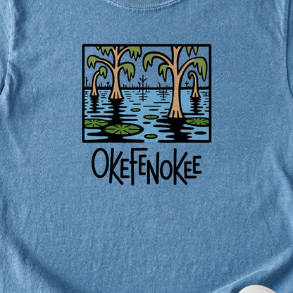 Okefenokee National Wildlife Refuge Kids Cotton T-Shirt