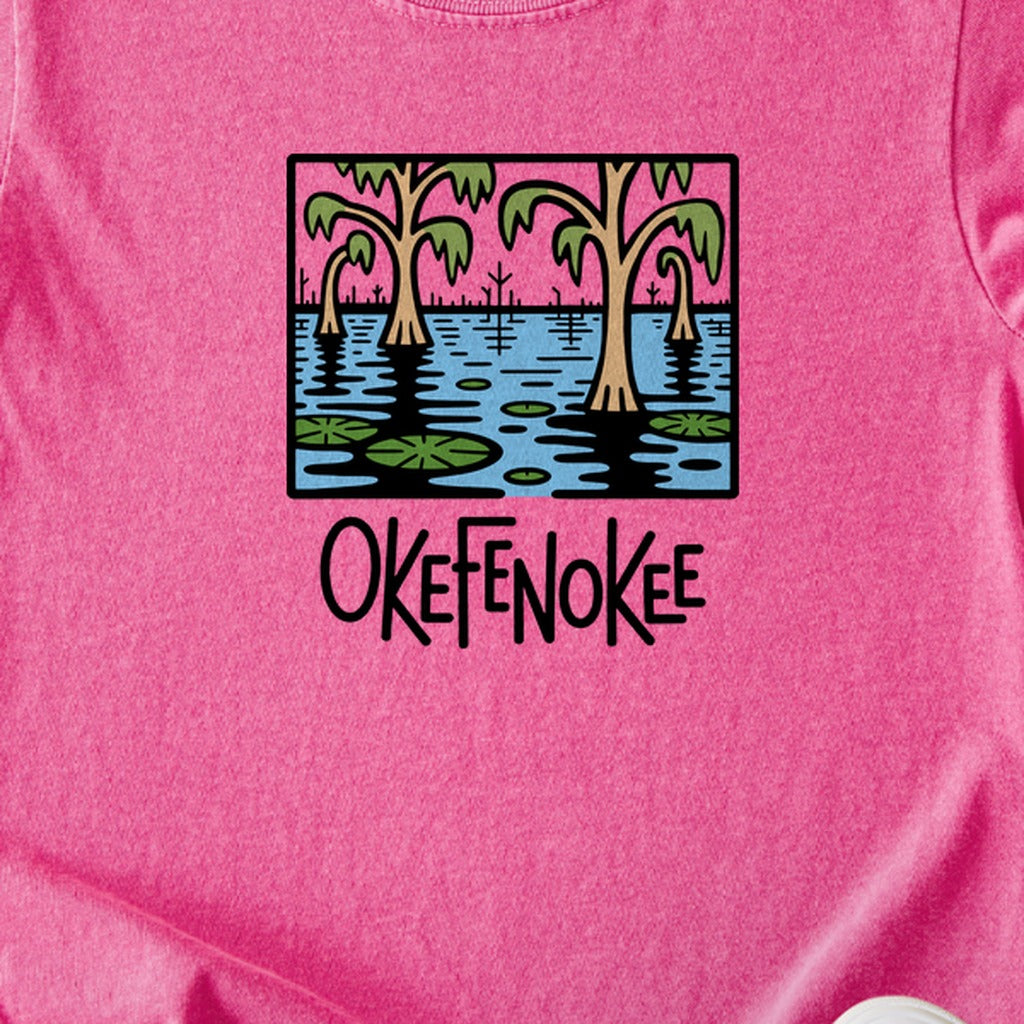 Okefenokee National Wildlife Refuge Kids Cotton T-Shirt
