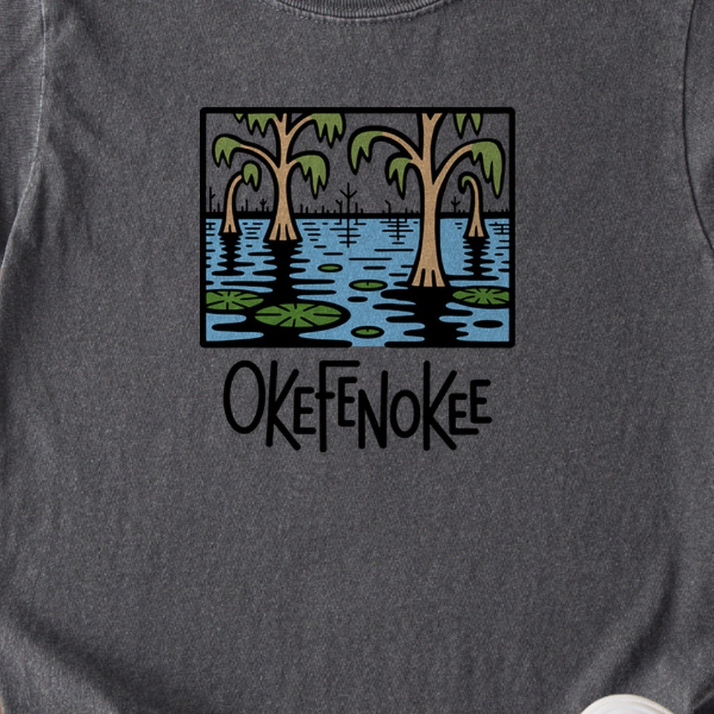 Okefenokee National Wildlife Refuge Kids Cotton T-Shirt