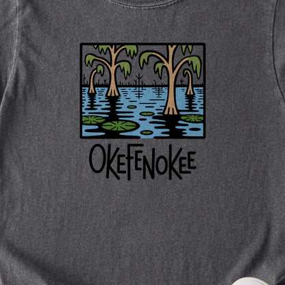 Okefenokee National Wildlife Refuge Kids Cotton T-Shirt
