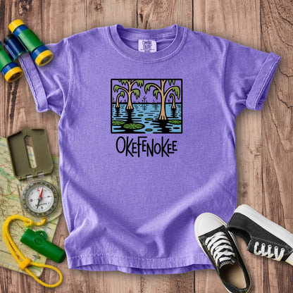 Okefenokee National Wildlife Refuge Kids Cotton T-Shirt