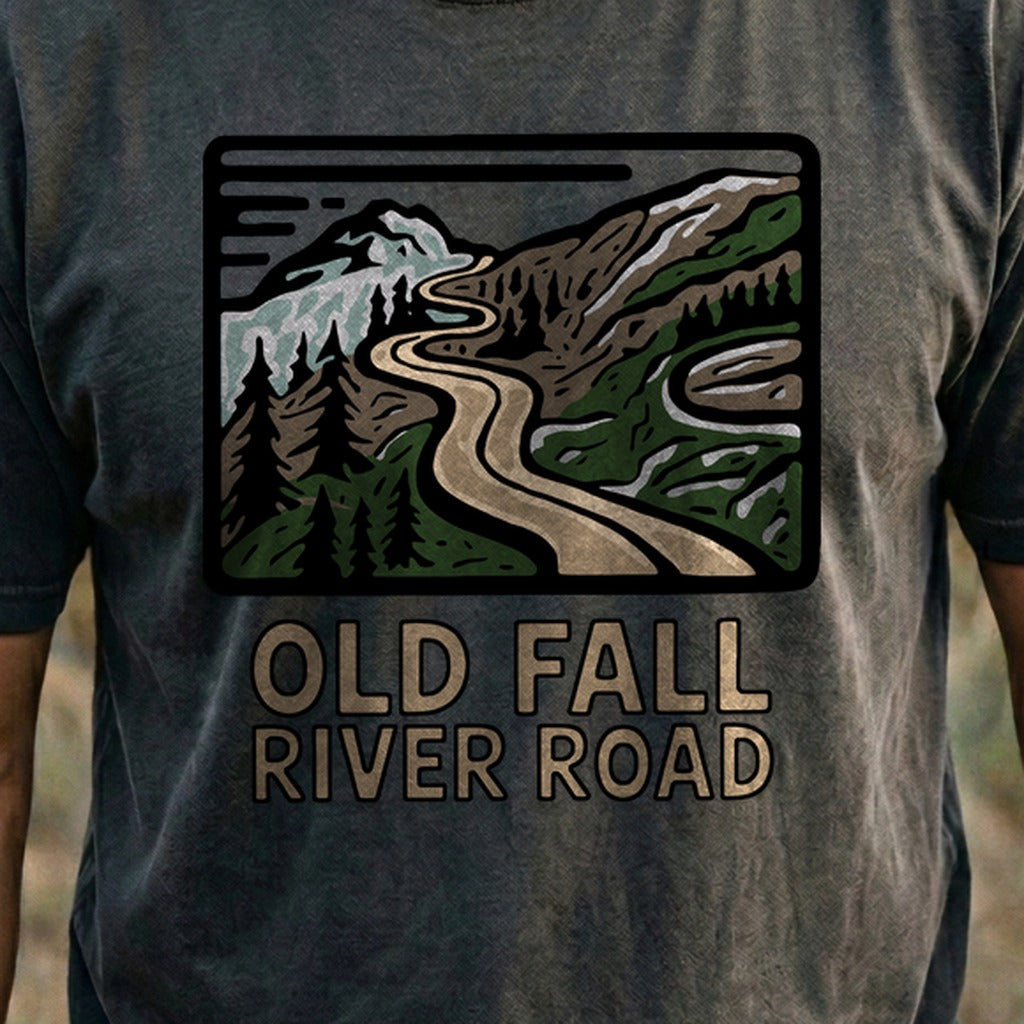 Old Fall River Road Cotton T-Shirt