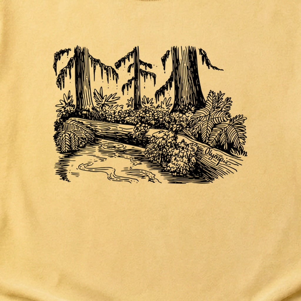 Olympic Line Drawing Cotton T-Shirt