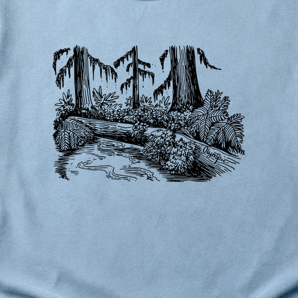 Olympic Line Drawing Cotton T-Shirt
