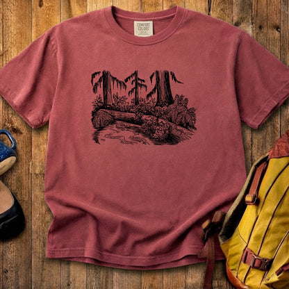 Olympic Line Drawing Cotton T-Shirt