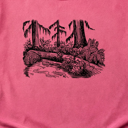 Olympic Line Drawing Cotton T-Shirt
