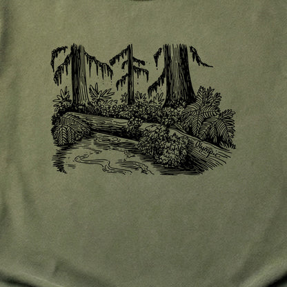 Olympic Line Drawing Cotton T-Shirt