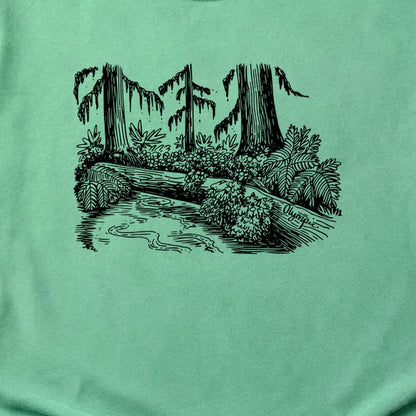 Olympic Line Drawing Cotton T-Shirt