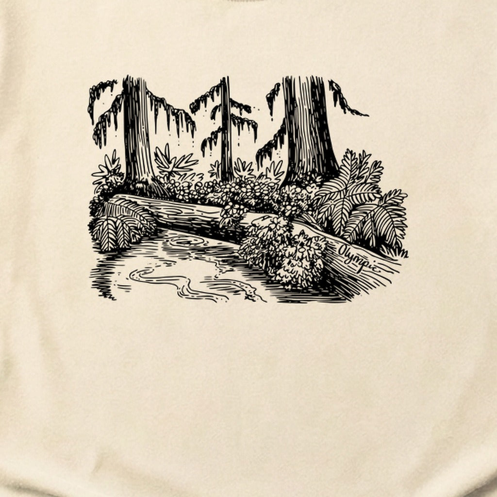 Olympic Line Drawing Cotton T-Shirt