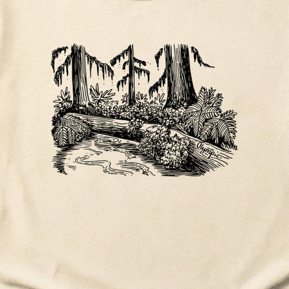 Olympic Line Drawing Cotton T-Shirt
