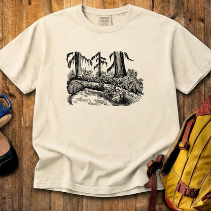 Olympic Line Drawing Cotton T-Shirt