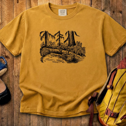 Olympic Line Drawing Cotton T-Shirt