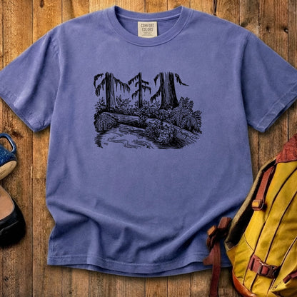 Olympic Line Drawing Cotton T-Shirt