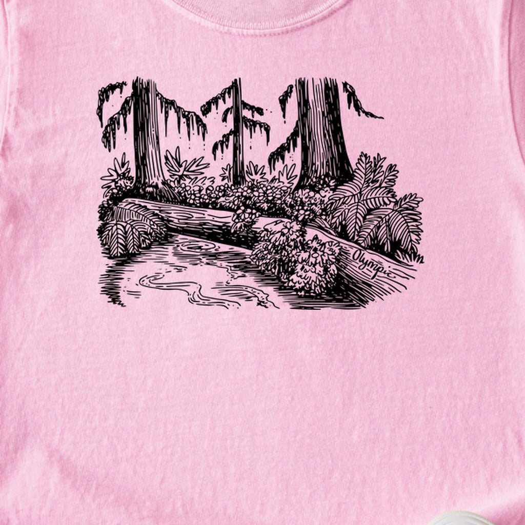 Olympic Line Drawing Kids Cotton T-Shirt