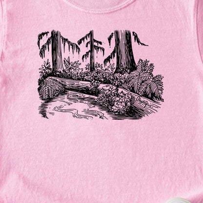Olympic Line Drawing Kids Cotton T-Shirt