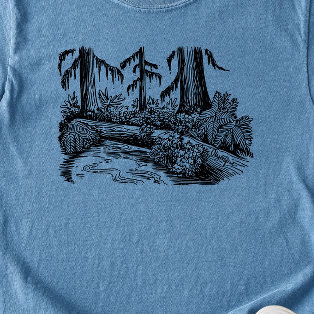 Olympic Line Drawing Kids Cotton T-Shirt