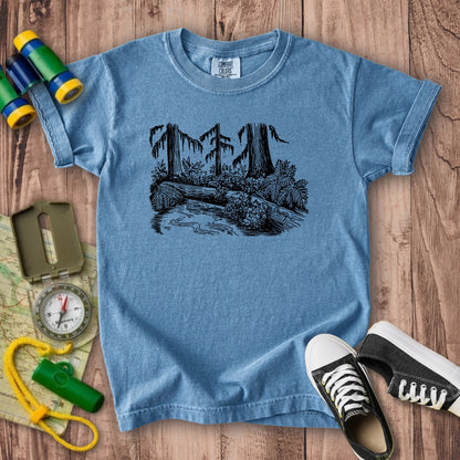 Olympic Line Drawing Kids Cotton T-Shirt
