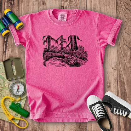 Olympic Line Drawing Kids Cotton T-Shirt
