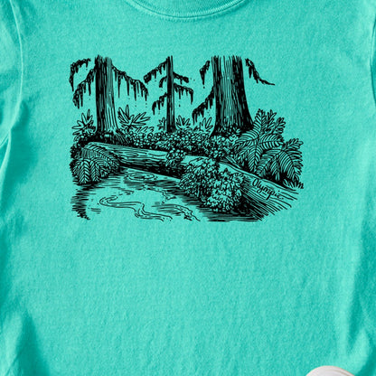 Olympic Line Drawing Kids Cotton T-Shirt