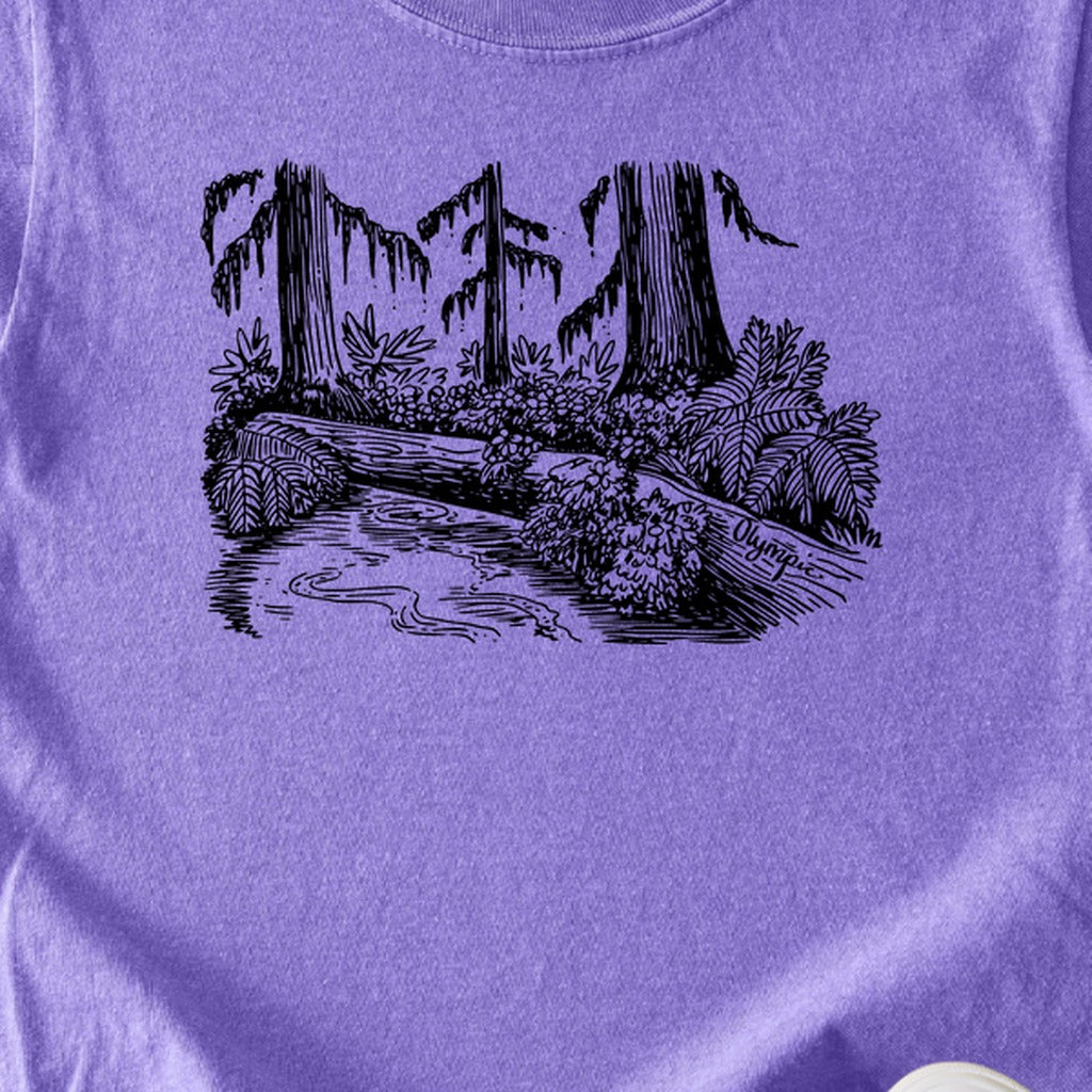 Olympic Line Drawing Kids Cotton T-Shirt