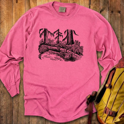 Olympic Line Drawing Cotton Long Sleeve