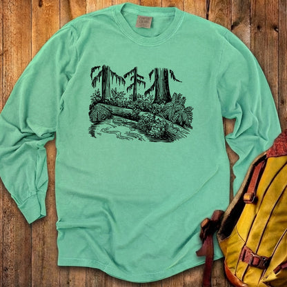 Olympic Line Drawing Cotton Long Sleeve