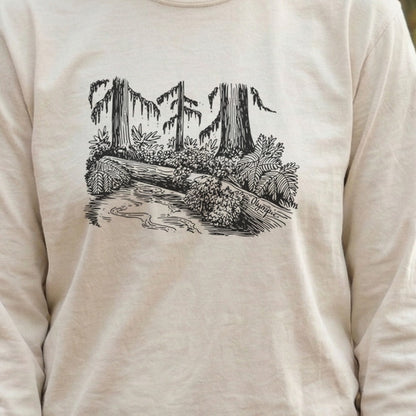 Olympic Line Drawing Cotton Long Sleeve