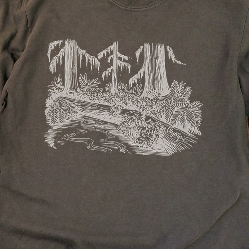Olympic Line Drawing Cotton Long Sleeve