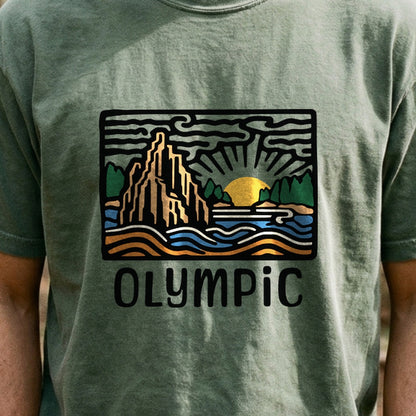 Olympic National Park Cotton T-Shirt