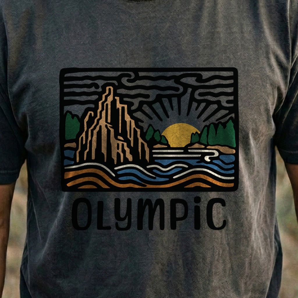 Olympic National Park Cotton T-Shirt