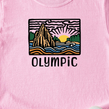 Olympic National Park Kids Cotton T-Shirt
