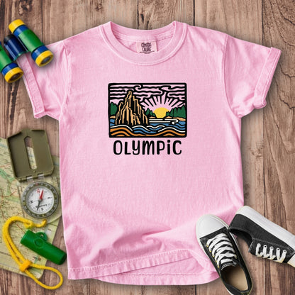 Olympic National Park Kids Cotton T-Shirt
