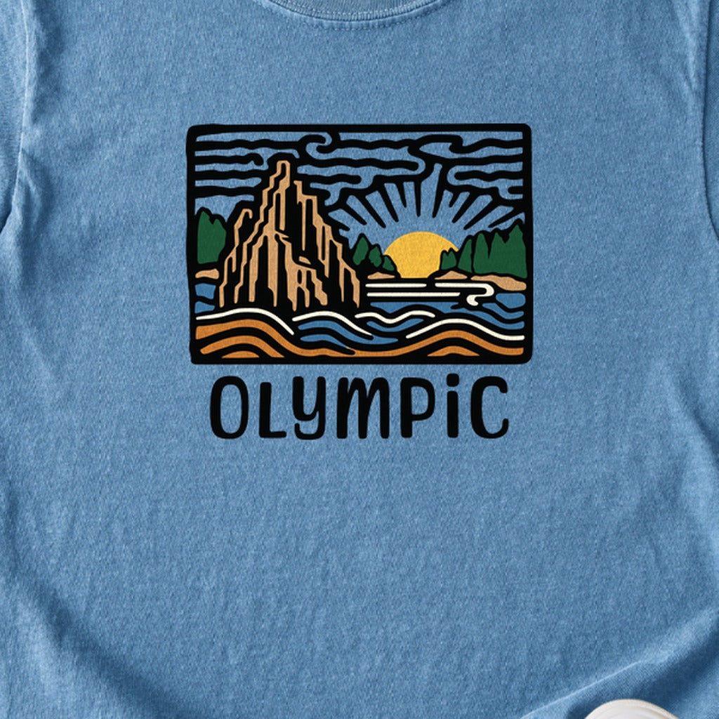 Olympic National Park Kids Cotton T-Shirt