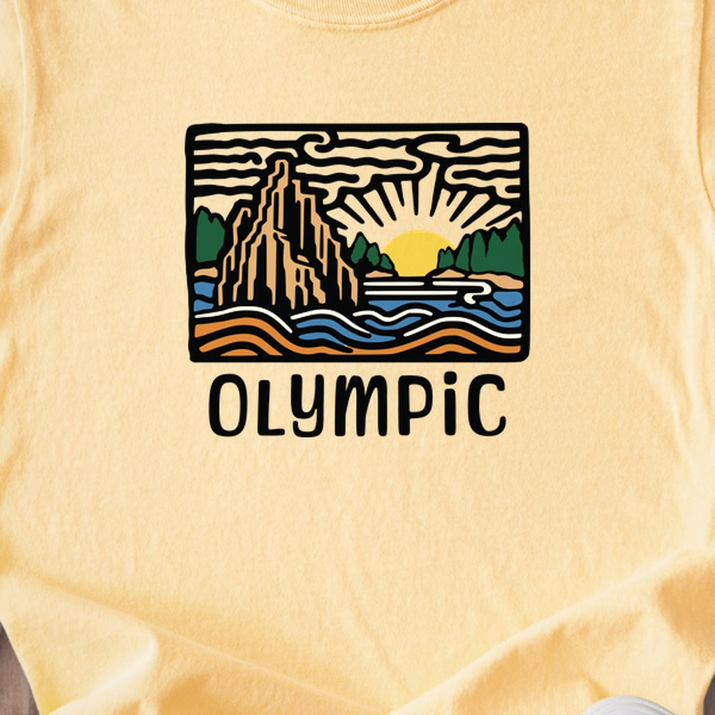 Olympic National Park Kids Cotton T-Shirt