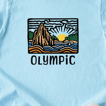 Olympic National Park Kids Cotton T-Shirt