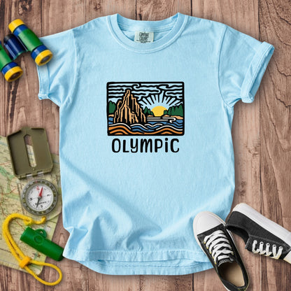Olympic National Park Kids Cotton T-Shirt