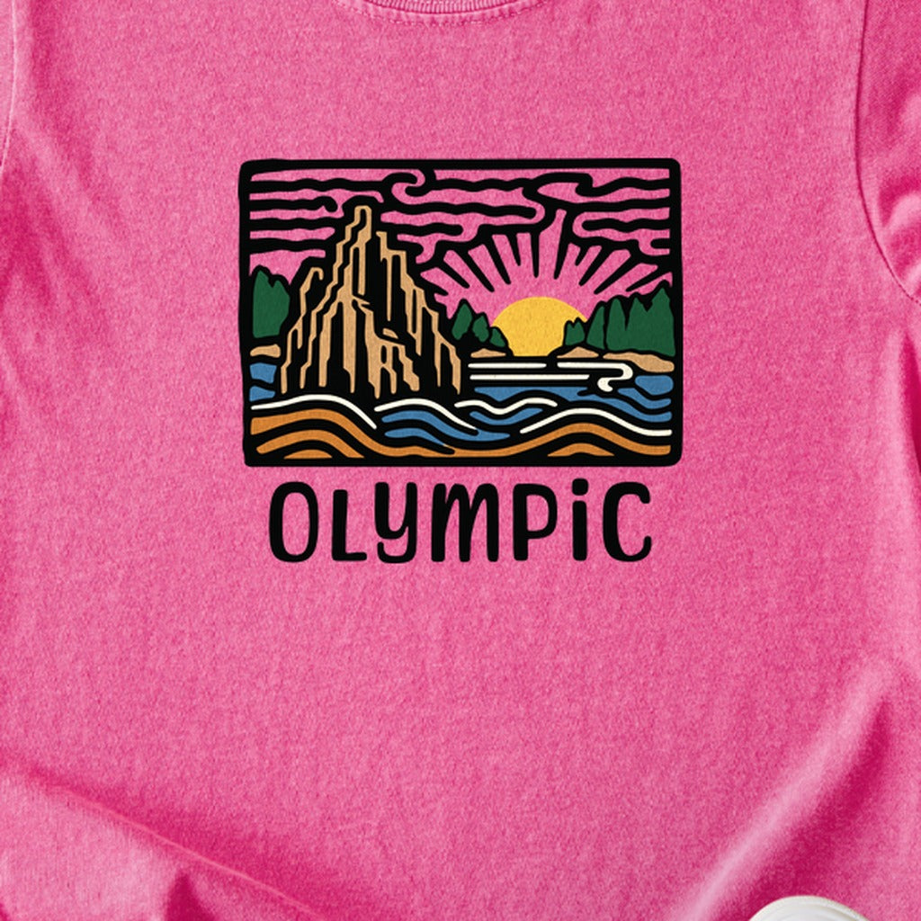 Olympic National Park Kids Cotton T-Shirt