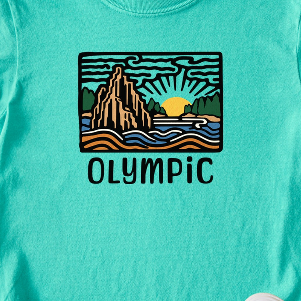 Olympic National Park Kids Cotton T-Shirt