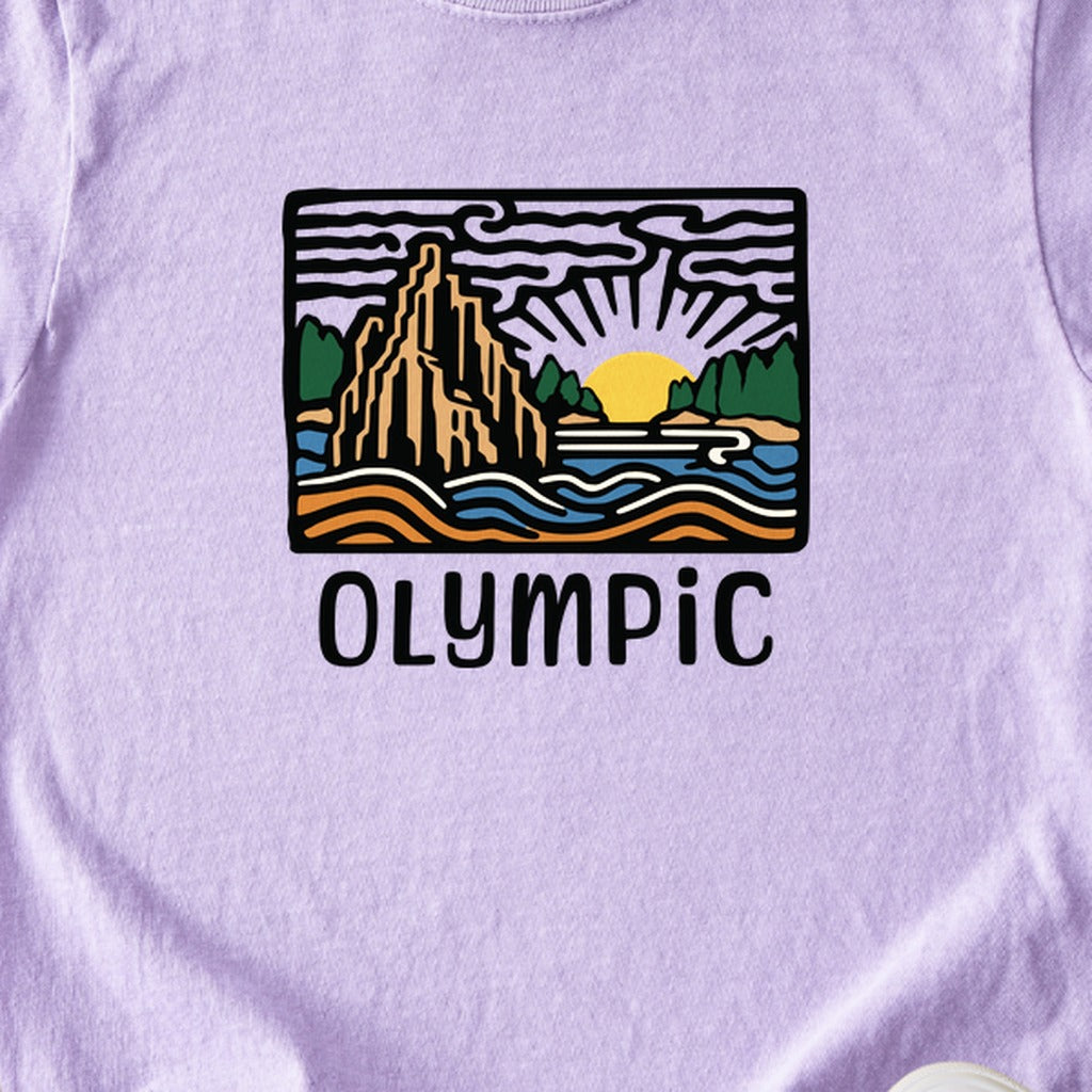 Olympic National Park Kids Cotton T-Shirt