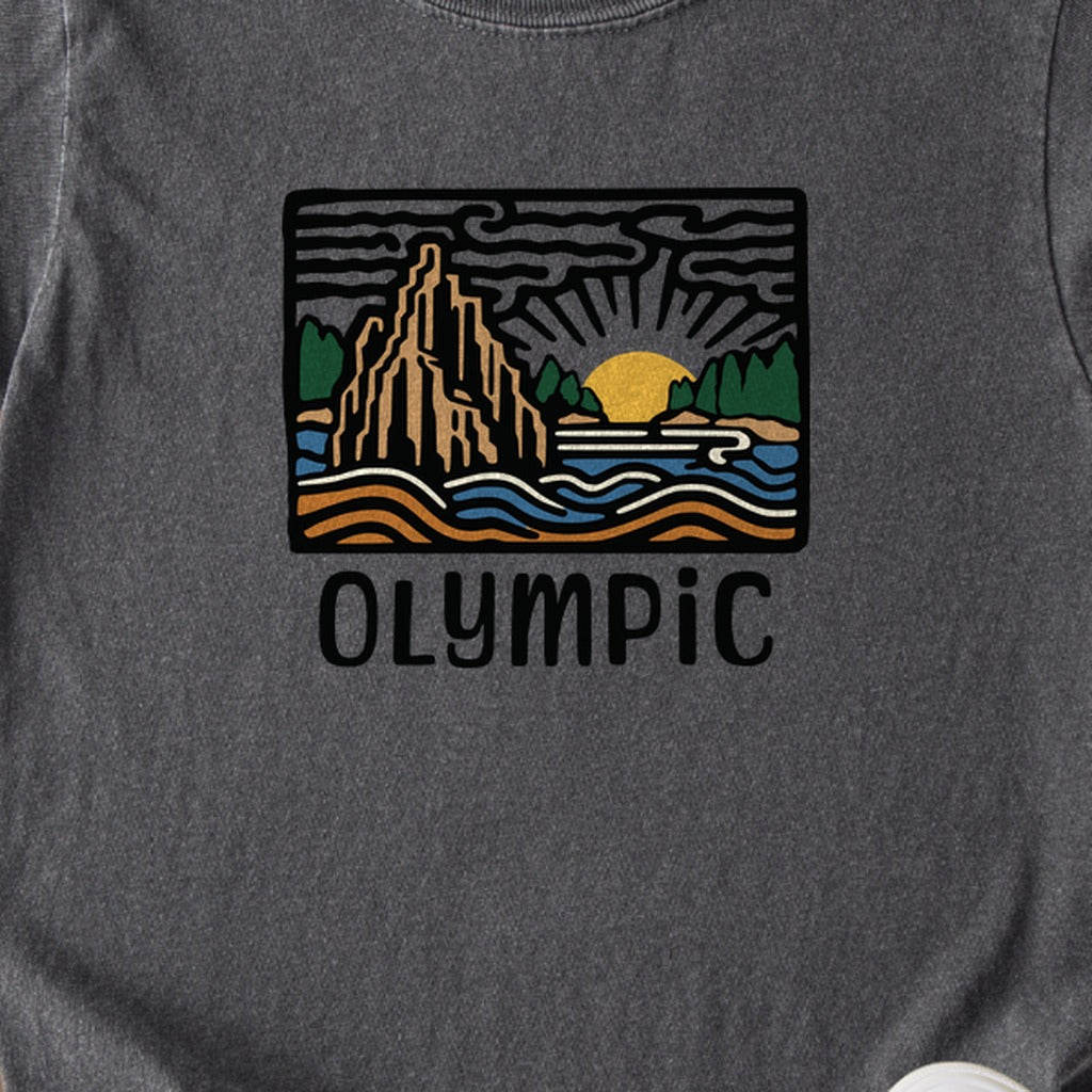 Olympic National Park Kids Cotton T-Shirt